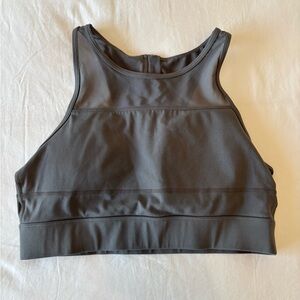 Gray Sports Bra